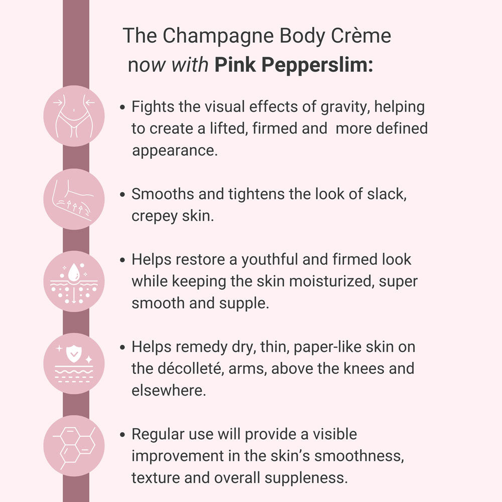 Firming Body Cream with Champagne, Caviar Extract and Gold Peptides