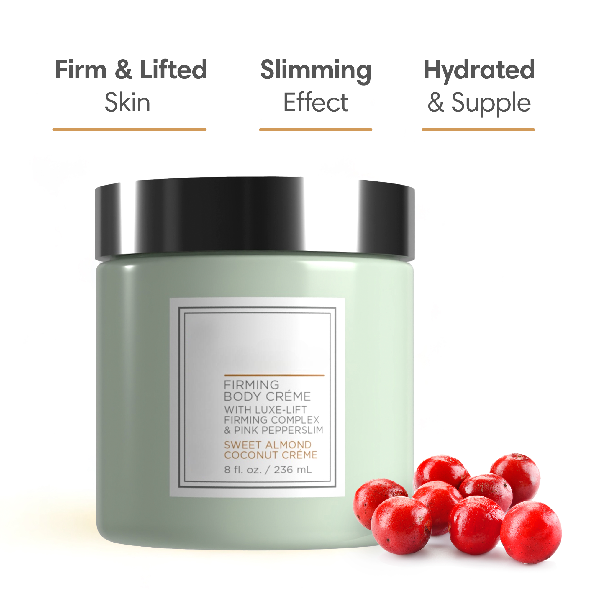 Firming Body Cream with Champagne, Caviar Extract and Gold Peptides