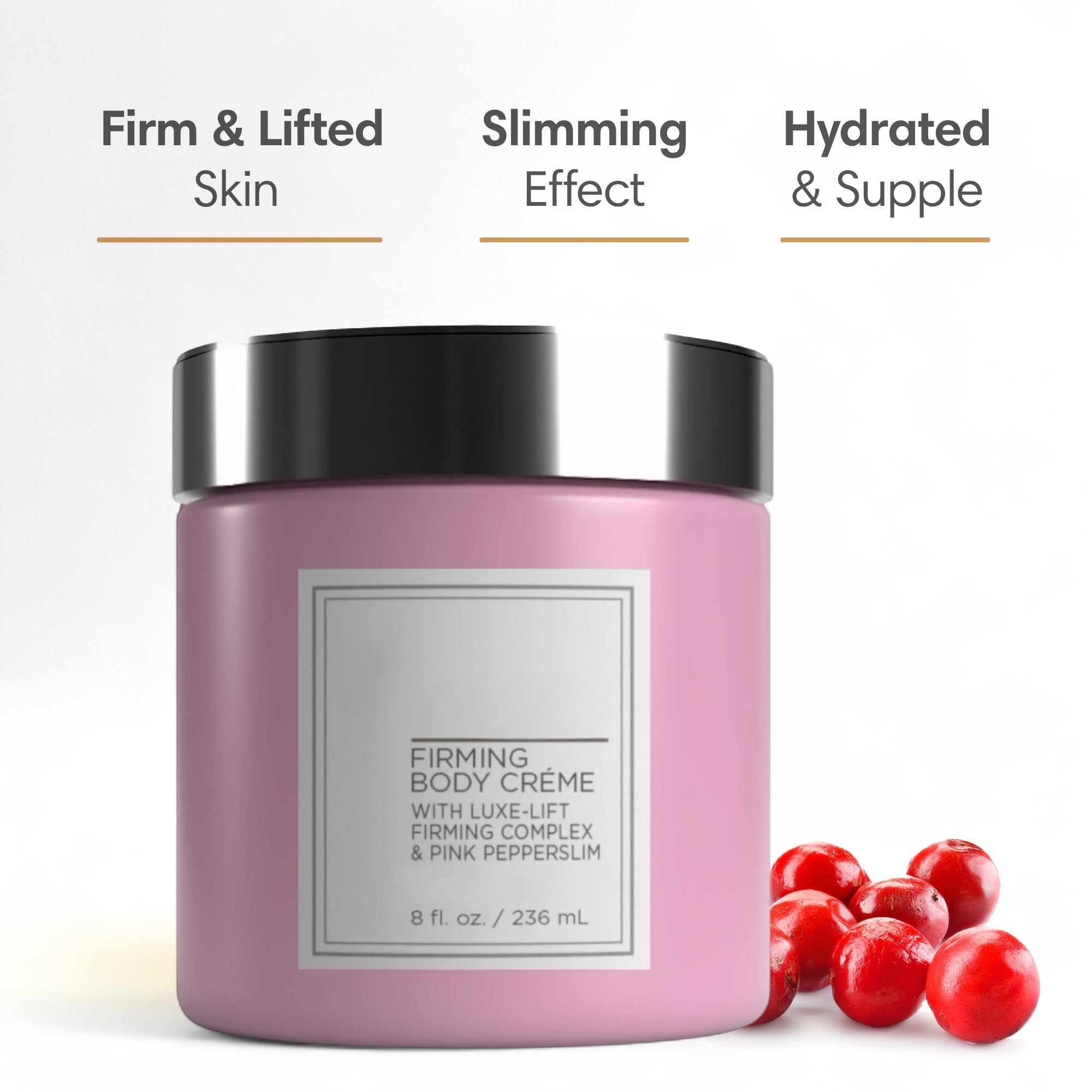 Firming Body Cream with Champagne, Caviar Extract and Gold Peptides